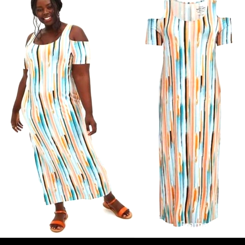 NWT 2x Torrid Multicolor Dress
